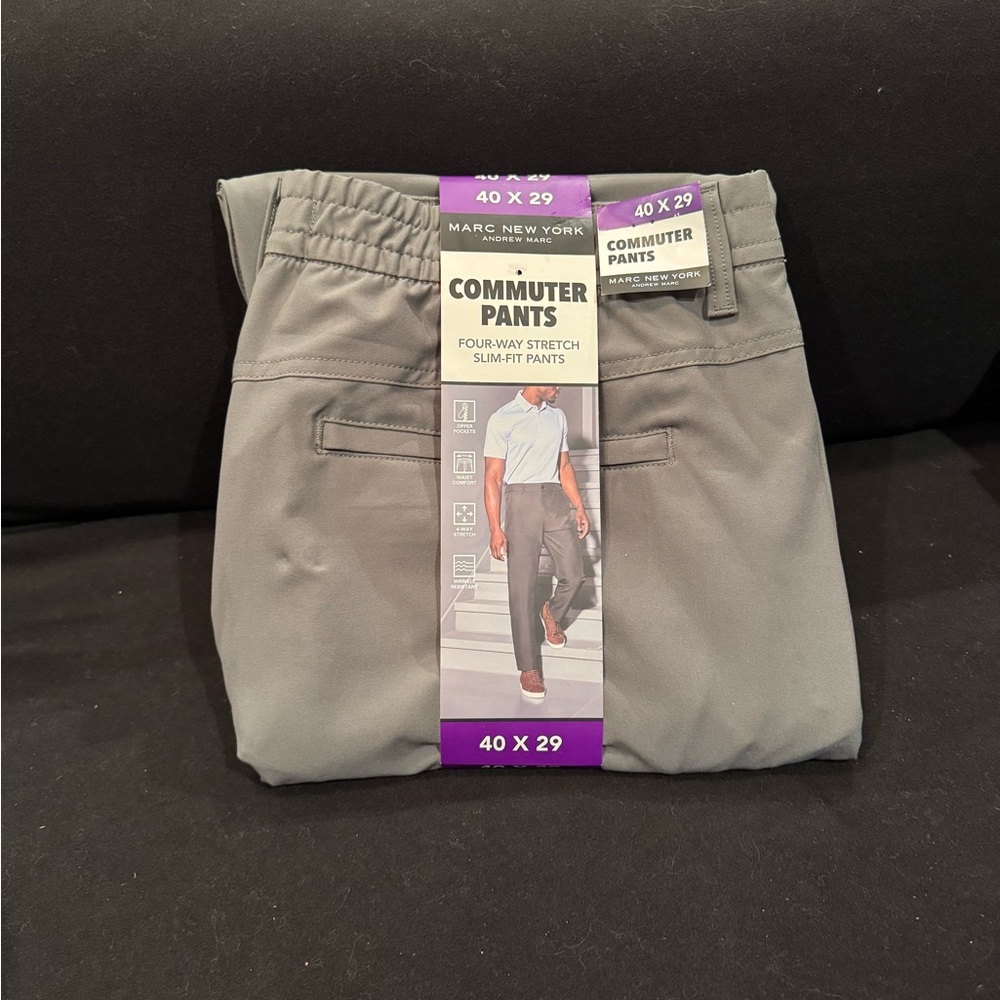 NWT Marc New York Gray Commuter Pants